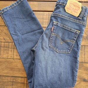 Levi's Blue Slim Straight Jeans Timeless Style
